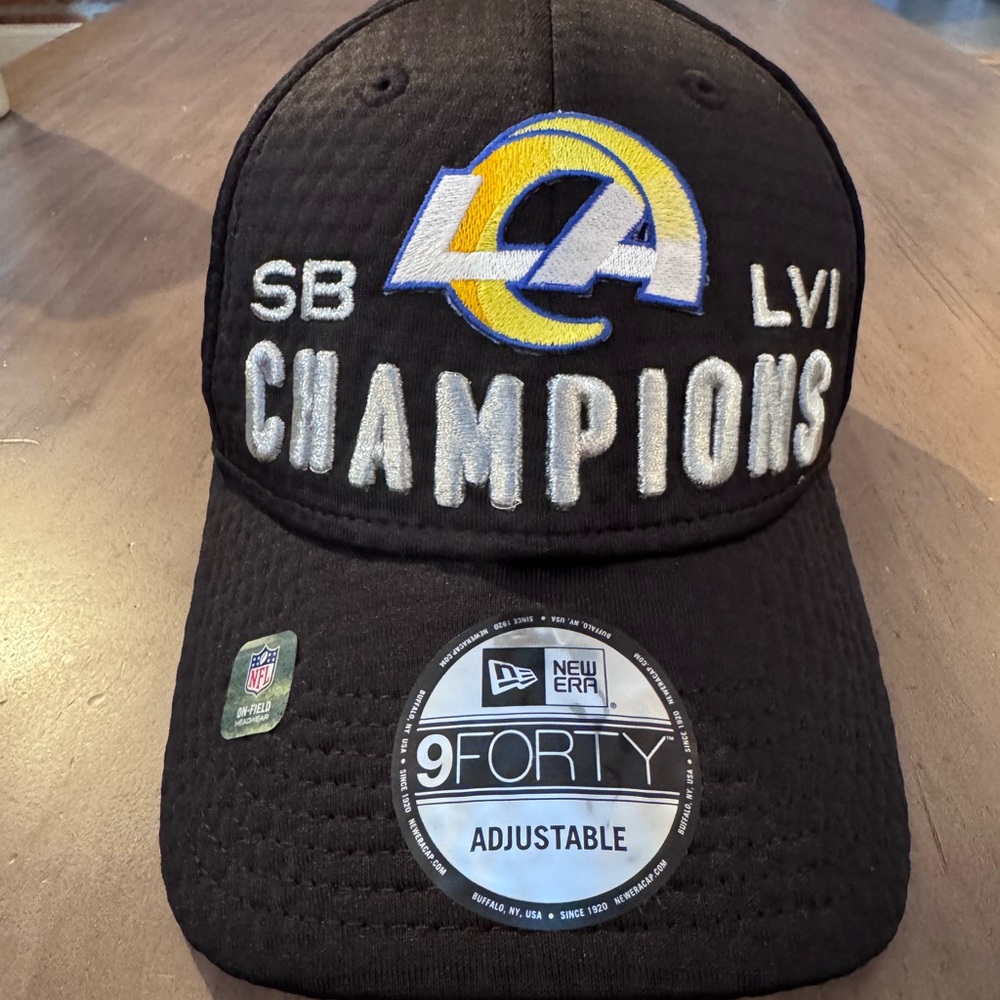 Black New Era 9FORTY Champions Cap LA Chargers Super Bowl Champion Hat